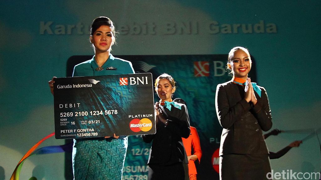 BNI-Garuda Luncurkan Kartu ATM Khusus