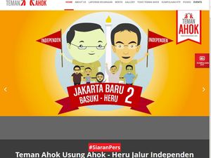 Situs Teman Ahok Sempat Dicoba Di-Hack Situs Teman Ahok Sempat Dicoba Di-Hack