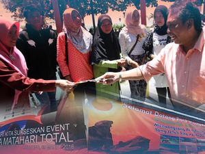 Meriahnya Suasana di Belitung Jelang Gerhana Matahari Total