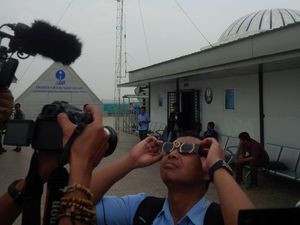 UMSU Medan Cek Kesiapan Alat, Siap Fasilitasi Warga Tonton Gerhana secara Aman