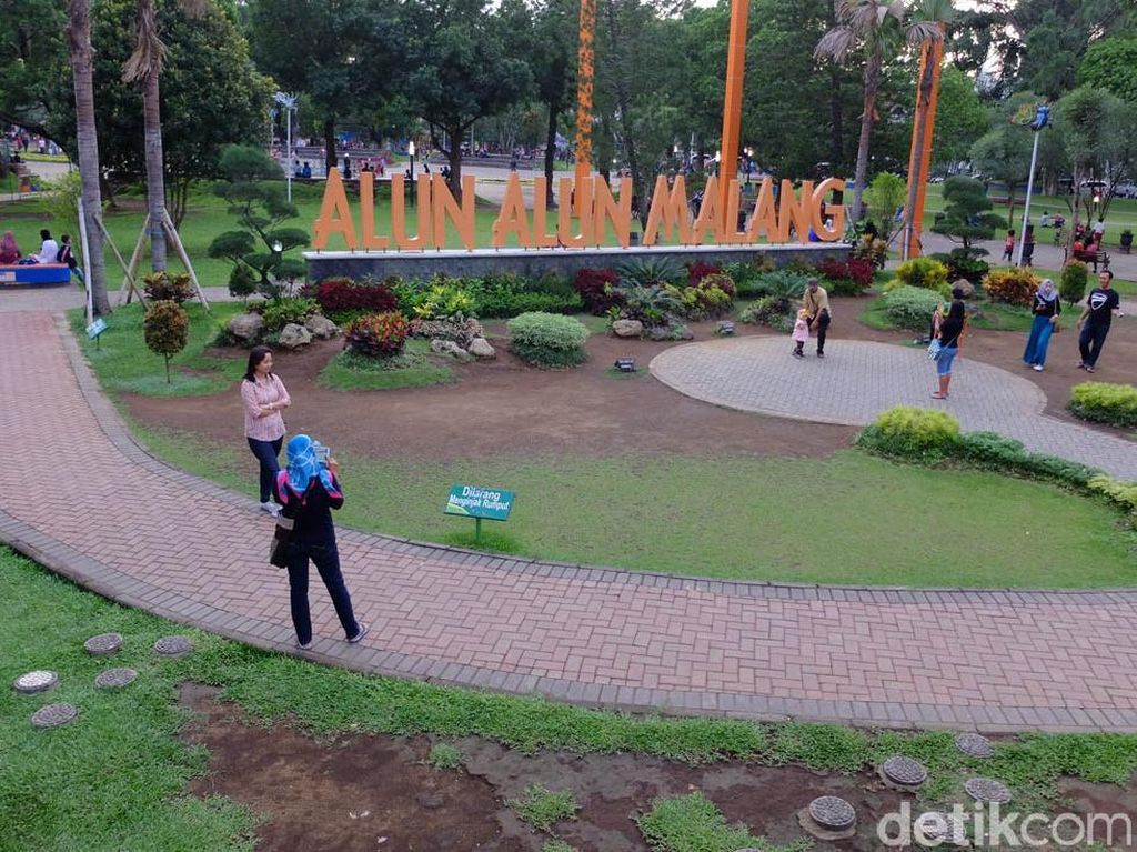 Wajah Baru Alun-alun Malang setelah Face Off Wajah Baru Alun-alun Malang setelah Face Off