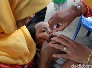 Cakupan Imunisasi Rendah, 5 Daerah Ini Rentan Terjangkit Polio dari Filipina