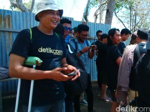 Dipapah Tongkat, Nuzulul Tetap Semangat Lihat GMT Bersama Laskar Gerhana di Ternate
