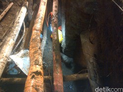Polisi Temukan Dinding Drainase yang Diduga Dibobol Pelaku Pencurian Kabel