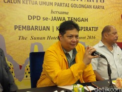 Airlangga: Syarat Caketum Golkar PLDT, Bukan Materi