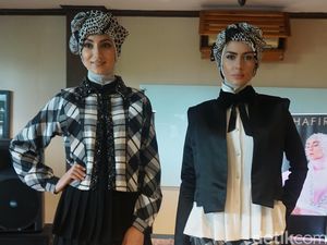Shafira Tampilkan Busana Muslim Bergaya New York dengan Kain Tradisional