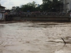 4 Orang Hanyut di Ciliwung Ditemukan Selamat di Batang Pohon, 1 Masih Misterius
