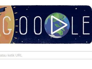 Gerhana Matahari Juga Mampir di Google Doodle Gerhana Matahari Juga Mampir di Google Doodle