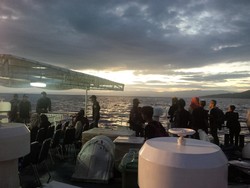 Menyambut Pagi Jelang Gerhana di Laut Ternate