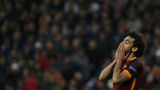 Salah pernah menghadapi Madrid saat masih bermain untuk Roma.