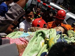 Bocah Perempuan Korban Longsor di Hotel Bali Club Dievakuasi dari Reruntuhan