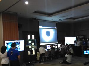 Jaringan BMKG Pulih, Ini Penampakan Gerhana Matahari Total di Palu