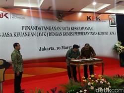 Berantas Korupsi, KPK dan OJK Kerja Sama Pertukaran Informasi Keuangan