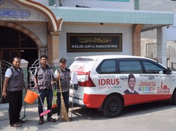 Bacagub DKI PKS M Idrus Blusukan Bersihkan 1.000 Masjid
