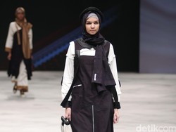 Gamis 2 Warna Jenahara & Baju Hijab Sporty Erin Ugaru di IFW 2016