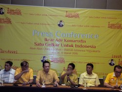Akom Deklarasi jadi Caketum Golkar di Yogyakarta Malam ini