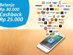 Belanja Pakai Sakuku Minimal Rp 30.000,- Dapatkan Cashback Rp 25.000,-