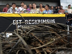Polisi Gelar Rekonstruksi Pencurian Kabel di Medan Merdeka Selatan Besok