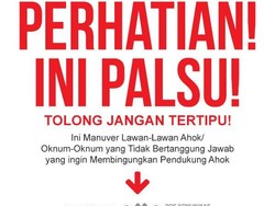 Muncul Seruan Kumpulkan KTP via WA, Teman Ahok: Itu Palsu!