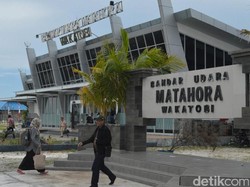 Mengintip Cantiknya Bandara Matahora di Wakatobi