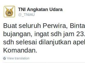 Cara Gaul TNI AU Merespons Cuitan Miring di Media Sosial