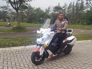 Motor Polisi Ini Jadi Primadona di Jambore Nasional NMax