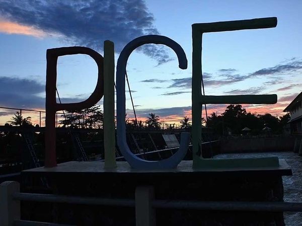 Bendung Pice: Tempat Asyik Melihat Sunset di Belitung Timur