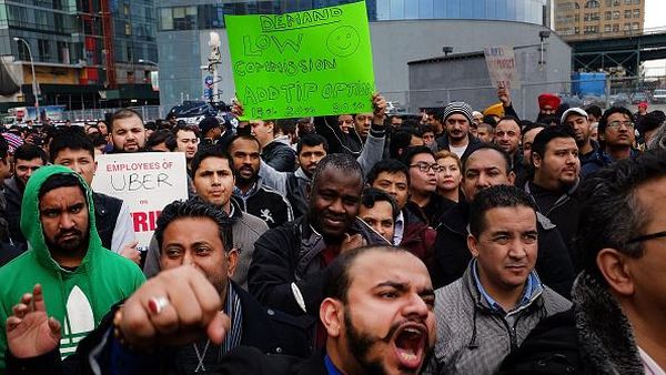 Demo Melawan Uber di Berbagai Negara