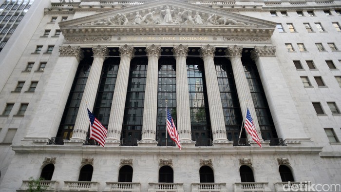 Gedung saham New York atau yang dikenal sebagai Bursa Saham Wall Street