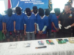 3 WN Malaysia dan 7 WNI Tepergok Simpan Sabu di Celana Dalam dan Anus