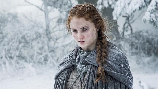 Sophie Turner berperan sebagai Sansa Stark di 'Game of Thrones.'