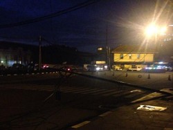 Tiang Telepon di Jl Kali Besar Barat Jakarta Roboh, Lalu Lintas Terganggu