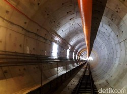 Penampakan Terkini Terowongan dan Stasiun Bawah Tanah MRT di Senayan