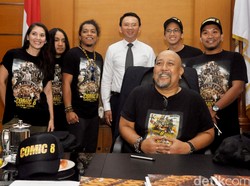 Ahok Terhibur Nonton Comic 8: Casino Kings Part 2