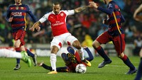 Kemenangan tersebut meloloskan Barca ke babak delapan besar dengan keunggulan agregat 5-1. Carl Recine/Reuters/detikFoto.