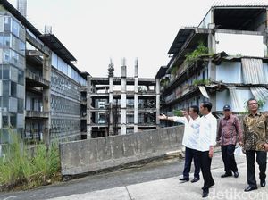 Menengok Proyek Hambalang yang Mau Dilanjutkan Jokowi Menengok Proyek Hambalang yang Mau Dilanjutkan Jokowi