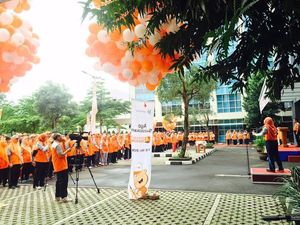 Jelang Sensus Ekonomi, Ratusan Pegawai Oranye BPS Apel Siaga