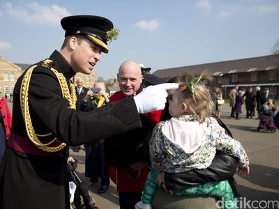 Pangeran William Gagah di Parade St. Patrick