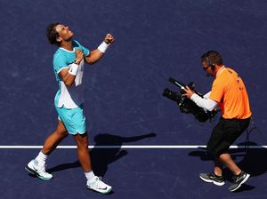 Kalahkan Nishikori, Nadal Pijak Semifinal