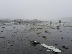 Berserakan, Ini Penampakan Puing-puing Flydubai yang Jatuh di Rusia