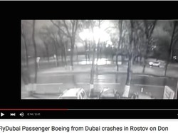 Detik-detik Jatuhnya FlyDubai di Bandara Rusia dalam Rekaman Video Amatir