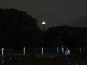 Dukung Earth Hour, Monas dan Balai Kota Gelap Gulita Dukung Earth Hour, Monas dan Balai Kota Gelap Gulita
