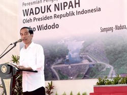 Resmikan Waduk Nipah di Madura, Jokowi: Ketersediaan Air Kunci Ketahanan Pangan