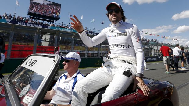 Fernando Alonso saat masih menjadi pebalap McLaren. (