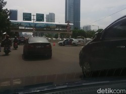 Ada Syuting Film, JLNT Casablanca Arah Tanah Abang Ditutup