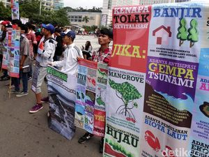 Aksi Dukung Reklamasi Teluk Benoa di CFD