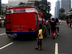 Ternyata Mobil Damkar yang Nongkrong di Tengah Jl Thamrin Dicuri dari Pos