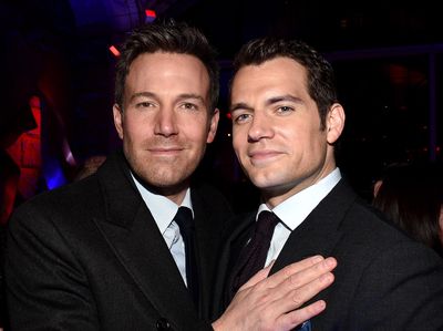 Ben Affleck dan Henry Cavill Gagah di Premiere Batman v Superman