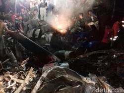 Begini Penampakan Puing Heli TNI AD yang Jatuh di Poso