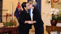 Menlu Retno Sambut Hangat Menlu Australia